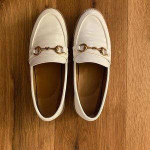 A New Day White Platform Loafers
